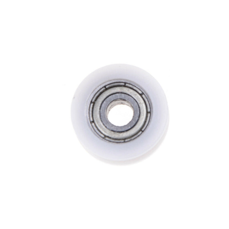 New 4*15*6mm U Groove Metal Shield Nylon Pulley Wheels Roller Ball Bearings  JR