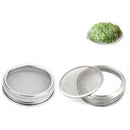 Set of 2 Stainless Steel Sprouting Jar Lid Kit for Superb Ventilation Fit f O6L6