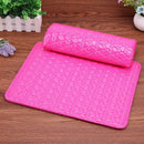 2pcs/set Leather Nail Art Pillow+Arm Rest Pad Cushion for Manicure(Rose Red A