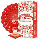 MingLiu Condom 10 Count Youth Passion Large You Know 55mm Smooth Lubricated Q3F5
