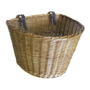 Retro, Handmade, Wicker Bicycle Front Basket with Leather Straps L9O7