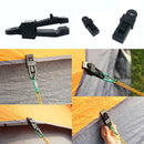 Outdoor Tent Canopy Clip Sunshade Fixed Buckle Multi-Functional Wind Rope Black