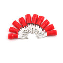 20PCS Red Insulated Fork Spade Wire Connector Electrical Crimp Terminal M4 OH