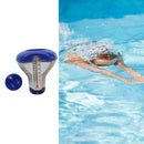 4Pcs Pool Floating Chlorine Adjustable Dispenser 5" Bromine w/ Thermometer