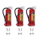 3 Pack 1:8 1:10 Scale RC Simulation Fire Extinguisher DIY Parts Accessory