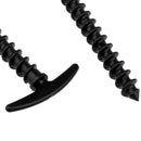 5Pcs/Pack 14.5cm Plastic Tent Peg Nail Tent Stakes for Outdoor Camping Black