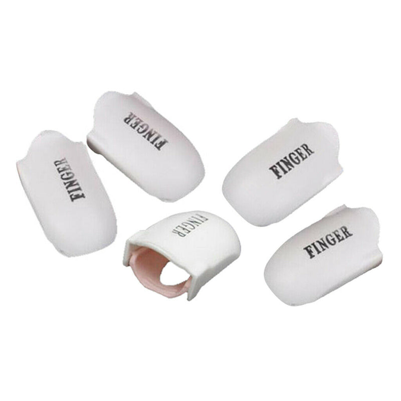 5pcs Nail Polish Remover Clips Nail Art Soak off Tool Manicure Cap Wrap Plastic
