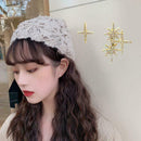 1 Pair Of Asymmetric Star Stud Earrings Best Gift For Women Fashion Jewelry H4H8