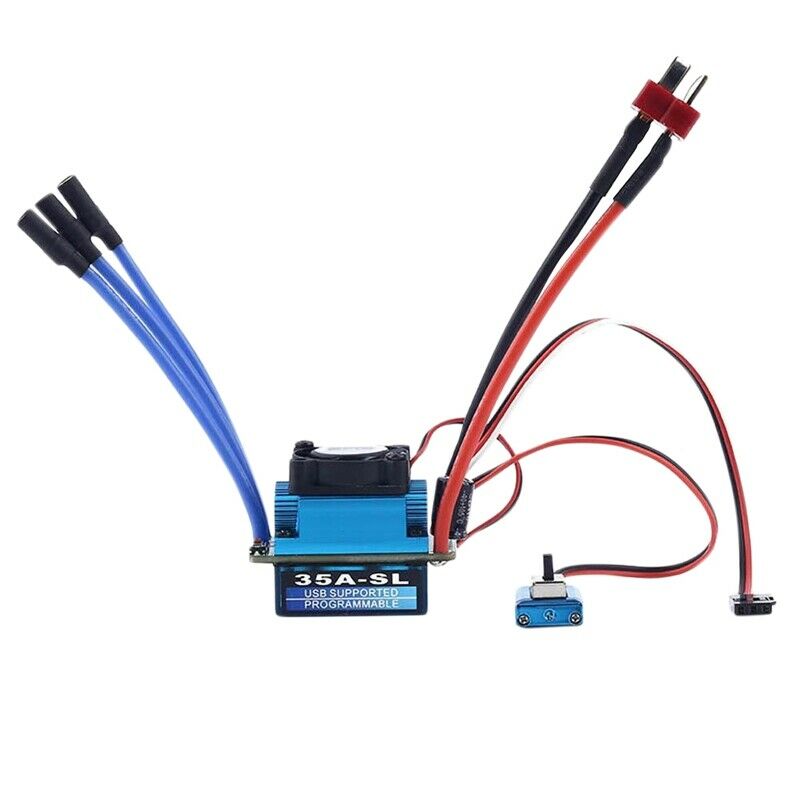 Racing 35A Esc Brushless Electric Speed Controller For 1:12 1:10 Rc Car Tru E1J1