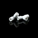2pcs 1/4" 3-way Union Tee Tube Quick Connect Push Fit RO Water Reverse Osmo Gw