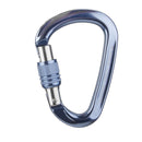 Screw Locking Mountaineering Climbing Carabiner 28KN - Light Blue