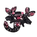 Rhinestones scorpion Beaded Sequins Sew On Patches for clothes DIY Applique 0K
