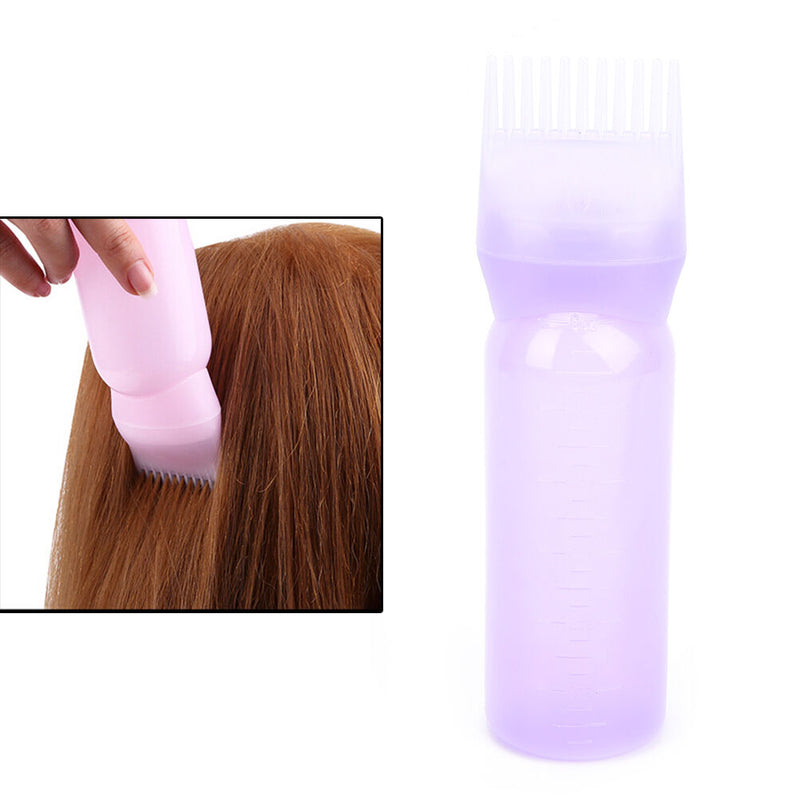 120ML Hair Dye Bottle Applicator Comb Dispensing Salon Hair Coloring Dye WGJ Bj