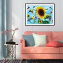 5D DIY Full Drill Diamond Painting Standing Bird Cross Stitch Mosaic (B278)