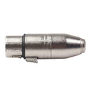 3Pin XLR Female to 3.5mm Jack TRS Female Socket Audio Adapter for Headphone Mic
