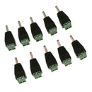 10 Pieces 3.5mm x 1.3mm Male Camera DC Power Adapter Connector