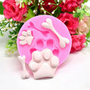Dog foot bone shape silicone mold fondant chocolate cake decoration mold tool ME