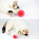 10x Colorful Balls Cat Toys Sm & Bulk Soft Plastic Ball Roll Quiet_Play