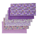 6 Pieces Floral Printed Cotton Fabric Bundle for Scrapbooking Embellishments
