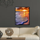 Evening Beach Full Drill Diamond Painting Rhinestone Cross Stitch Mosaic