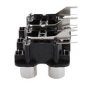 10 Pieces Pcb Assembly Av Concentric Outlet 6 Rca Female Female Connector