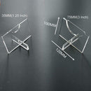 Horizontal Tabletop Desk Top Baseball Bat Acrylic Holder Display Stand Rack