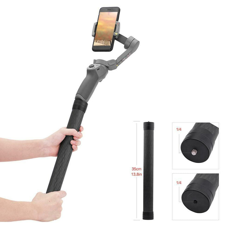 Carbon Fiber Extension Rod Pole Stick for DJI OSMO Mobile 3 Handheld Gimbal