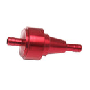 Washable Engine Inline Fuel Filter Universal Fits 6mm Pipes Line Red
