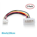 Power Cable 4 Pin Female to 4 Pin Male Adapter Extension Hard Drive Supply Cable