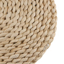 2x Round Natural Straw Chair Seat Pad Mat Yoga Meditation Cushion Seated Pad