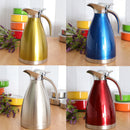 Double Wall Stainless Steel Vacuum Insulation water bottle Coffee Silvery