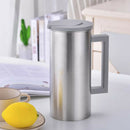 Stainless Steel Pitcher Water Jug for Cold Water, Ice Tea, Juice, Grey 1.8L