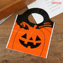 10pcs Halloween Easter Party Pumpkin Ghost Candy Bag Baking Cookies Box Home  3C