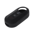 3Buttons Silicone Car Key Fob Cover Case Protector For Fiat 500 Vibration 1PC