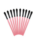 mei nai qi 10 Piece Eyeshadow Sponge Stick Brush Portable Eye Shadow Eyelin