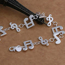 Jewelry Fashion Note Shaped Wedding Charm Bracelet New