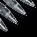 10pcs Unpainted Crankbait Clear Fishing Lure Body Trolling Top Water Blank qwe