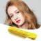 Natural Plastic Hair Root Fluffy Clip Bang Curly Hair Styling Clip (Yellow)