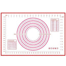 1pcs 40 x 60cm Silicone Pan Rolling Dough Pastry Pan Pad Dough kneading pad E7C5
