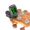 Clip-on Digital Crown LCD Tuner for Classic Folk Acoustic Guitar Chromatic A