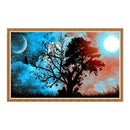 Moonlight Tree Full Drill Round Diamond Painting Needlework Cross Stitch