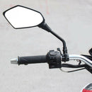 10mm Black Motorcycle Wing Side Mirrors Anti Glare Motorbike Rearview Pa CKG