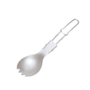 Portable Camping Hike Cook Picnic Foldable`Spork Stainless Steel Fork Spoon  JR