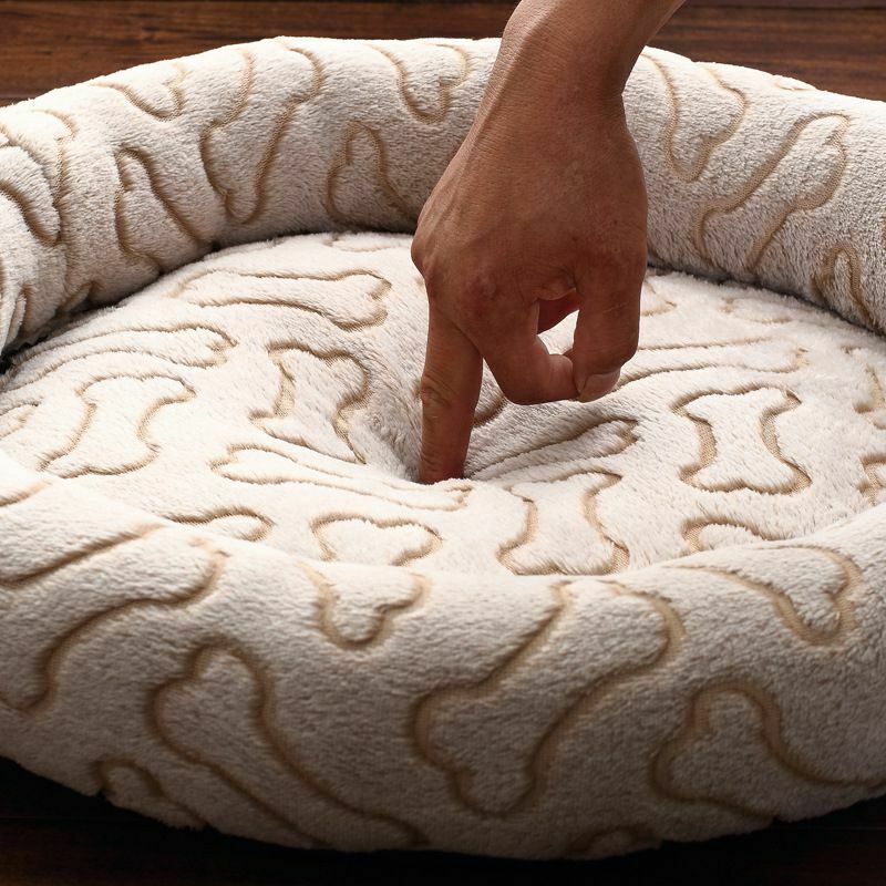 Car anti-slip pocket Bone velvet pet nest warm pet pad kennel Pet cat litte