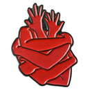 Creative Heart Shaped Badges Brooch Halloween Backpack Pins Jewelry Gift