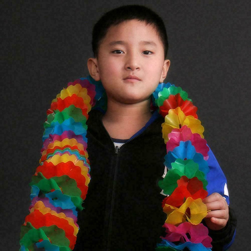 Paper Pull Flower Garland Props Toys For Kids Baby Fun Game P7O2