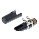 Black Bb Clarinet Mouthpiece with Ligature Cap for Wind Woodwind Instrument