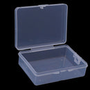 9cm*6.5cm*3cm Transparent Plastic Storage Box Clear Square Multipurpose FE JR