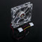 LED Light CPU Cooling Fan Computer PC Clear Case Quad 12CM Heatsink Blue