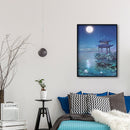 Mosaic Picture Bead Craft River Pavilion Full Drill Round Diamond Painting